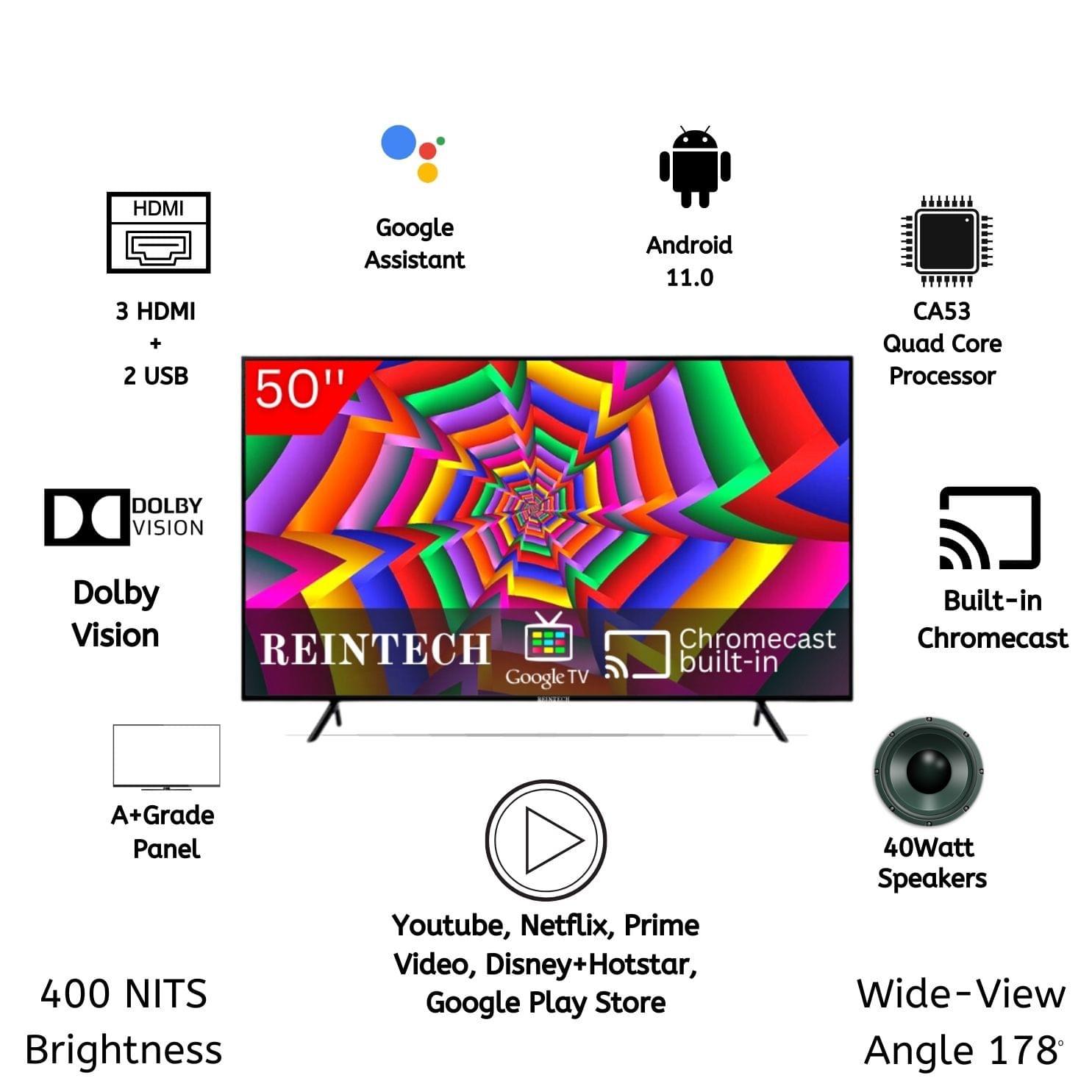 50-inch 4K Ultra HD Smart LED TV