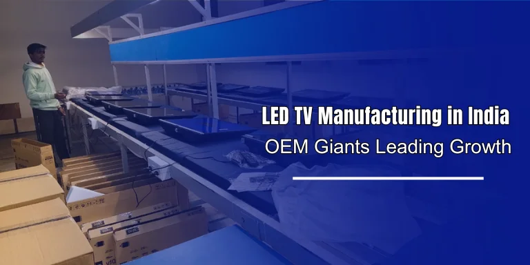 LED TV Manufacturing in India: How OEM Giants Are Shaping the Future 1 LED TV Manufacturing in India